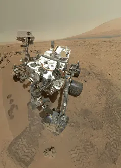 Self-portrait of Curiosity rover in Gale Crater on the surface of Mars Self-portrait of Curiosity rover in Gale Crater on the surface of Mars