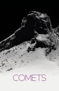 Solar System Artwork Prints: Solar system poster of comets