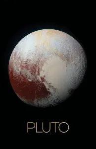 Solar System Artwork Prints: Solar system poster of Pluto