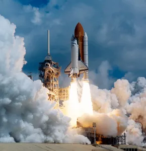Space Shuttle Launch Prints: Space Shuttle Launching
