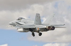 A Spanish Air Force F/A-18C during TLP in Spain A Spanish Air Force F/A-18C during TLP in Spain