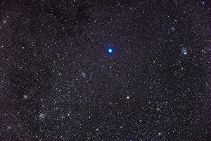 Eastern Cassiopeia Star Clusters Print