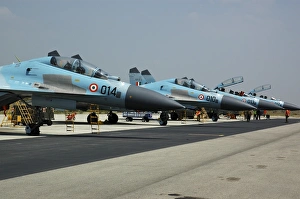 Sukhoi Su-30 aircraft from the Indian Air Force at Istres Air Base Sukhoi Su-30 aircraft from the Indian Air Force at Istres Air Base