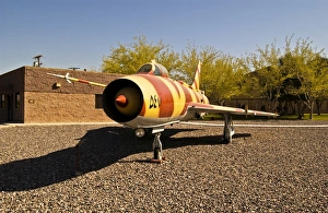 A Sukhoi Su-7 fighter plane captured from the Iraqi Air Force A Sukhoi Su-7 fighter plane captured from the Iraqi Air Force