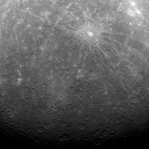 Black And White Space Photography Prints: Surface of Mercury