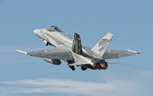 A Swiss Air Force F/A-18C during TLP in Spain A Swiss Air Force F/A-18C during TLP in Spain