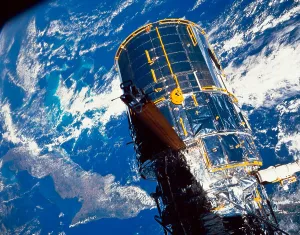 Earth From Space View Prints: Telescope in Space