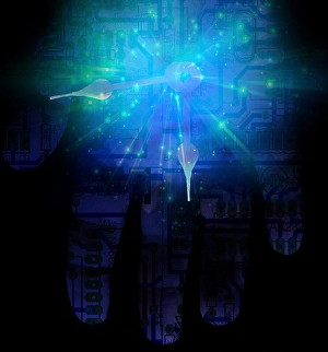The Timekeeper Clock Hands Print
