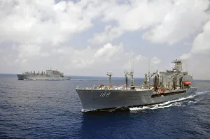 USNS Alan Shepard and USNS Joshua Humphreys are underway in the Gulf of Aden USNS Alan Shepard and USNS Joshua Humphreys are underway in the Gulf of Aden