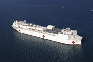 USNS Comfort is anchored just off the coast of Haiti in support of Operation Unified USNS Comfort is anchored just off the coast of Haiti in support of Operation Unified