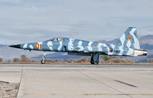 Side view of a F-5E Freedom Fighter aircraft Side view of a F-5E Freedom Fighter aircraft