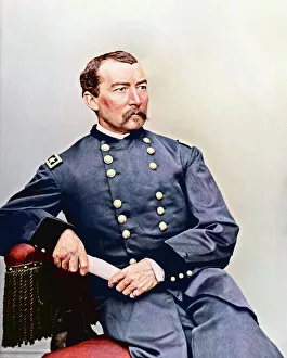 Vintage American Civil War photo of Union Army General Philip Sheridan Vintage American Civil War photo of Union Army General Philip Sheridan