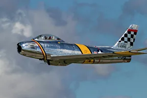 A vintage F-86 Sabre of the Warbird Heritage Foundation A vintage F-86 Sabre of the Warbird Heritage Foundation