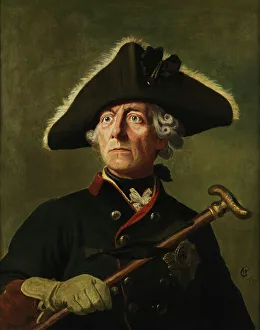 Vintage painting of Frederick the Great of Prussia Vintage painting of Frederick the Great of Prussia