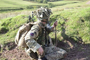 Welsh Guards training at the Sennybridge training area Welsh Guards training at the Sennybridge training area