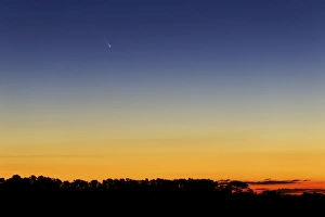 A wide field composite showing the moon against the stars A wide field composite showing the moon against the stars