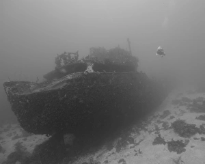 Wreck diving on the Superior Producer in Curacao Wreck diving on the Superior Producer in Curacao