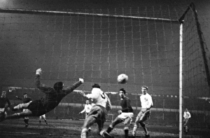 Alex Young scores against Burnley in 1962 Alex Young scores against Burnley in 1962