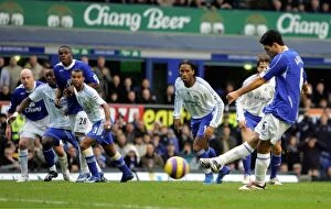 Images Dated 17th December 2006: Everton v Chelsea Mikel Arteta scores the first goal for Everton from a penalty