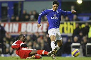 Everton v Middlesbrough George Boateng tackles Mikel Arteta Everton v Middlesbrough George Boateng tackles Mikel Arteta