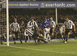 Everton v Newcastle United Evertons Victor Anichebe scores his second goal of the game Everton v Newcastle United Evertons Victor Anichebe scores his second goal of the game
