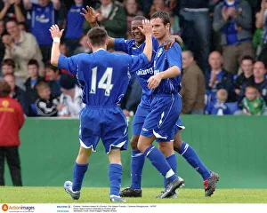 Football - Northern Ireland XI v Everton - Pre Season Friendly - Coleraine Showgrounds - 14/7/07 Kieran Agard (centre) Football - Northern Ireland XI v Everton - Pre Season Friendly - Coleraine Showgrounds - 14/7/07 Kieran Agard (centre)