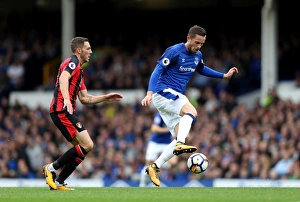 Print of Intense Rivalry at Goodison Park