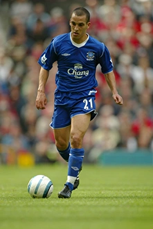 Everton V Manchester United Prints: Leon Osman
