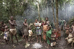 Related Images Collection: The last clans of baka pygmies, Cameroon