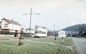 Abbey Lane, Sheffield, on the last day of the trams, 1959 Abbey Lane, Sheffield, on the last day of the trams, 1959