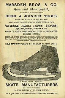 Advertisement for Marsden Brothers and Co., Tool Manufacturers, Bridge Street Works, 1868 Advertisement for Marsden Brothers and Co., Tool Manufacturers, Bridge Street Works, 1868