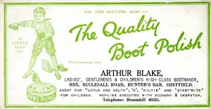 Advertisement Prints: Ecclesall Road Bootmaker Print, 655 Ecclesall Road