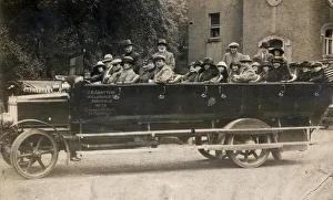 Charabanc outing, Sheffield, Yorkshire, c. 1900 Charabanc outing, Sheffield, Yorkshire, c. 1900