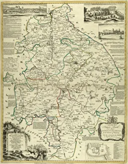 County Map of Warwickshire, c. 1777 County Map of Warwickshire, c. 1777