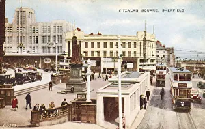 Fitzalan Square, Sheffield, Yorkshire, c. 1950 Fitzalan Square, Sheffield, Yorkshire, c. 1950