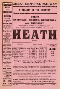 Great Central Railway: A Holiday in the Country, Dean and Dawsons express excursion to Great Central Railway: A Holiday in the Country, Dean and Dawsons express excursion to