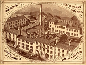 John Round, Tudor Works, 6 Tudor Street, Sheffield, Yorkshire, 1858 John Round, Tudor Works, 6 Tudor Street, Sheffield, Yorkshire, 1858