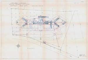King Edward VII Crippled Childrens Institution, Rivelin Valley Road - block plan, 1913 King Edward VII Crippled Childrens Institution, Rivelin Valley Road - block plan, 1913