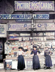 L. and A. Wilkinson, Stationers, No 26, Norfolk Market Hall, Sheffield, 1902 L. and A. Wilkinson, Stationers, No 26, Norfolk Market Hall, Sheffield, 1902