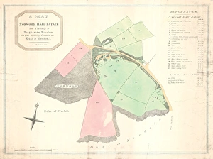 A Map of Norwood Hall Estate in the Township of Brightside Bierlow A Map of Norwood Hall Estate in the Township of Brightside Bierlow