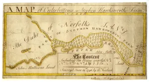 Map of Owlerbottoms in Stephen Hawksworths Farm, Nether Green, Sheffield, 1746 Map of Owlerbottoms in Stephen Hawksworths Farm, Nether Green, Sheffield, 1746