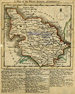 A Map of the West Riding of Yorkshire A Map of the West Riding of Yorkshire