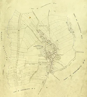 Map of Woodhouse, Sheffield, Yorkshirec. 1855 Map of Woodhouse, Sheffield, Yorkshirec. 1855