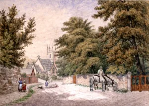 Pitsmoor Road, Sheffield, looking towards Christ Church, 1881 Pitsmoor Road, Sheffield, looking towards Christ Church, 1881