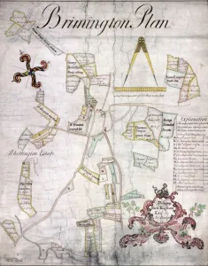 Plan of Brimington showing lands belonging to Richard Bagshaw, esquire Plan of Brimington showing lands belonging to Richard Bagshaw, esquire