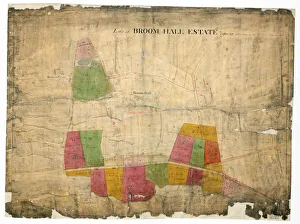 Plan of Broomhall area of Sheffield, 1810 Plan of Broomhall area of Sheffield, 1810