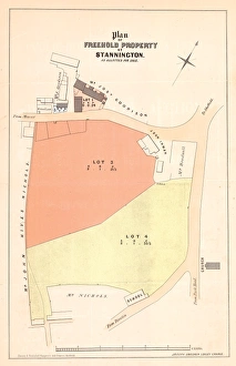 Plan of The Crown and Glove Public house and other land and property at Stannington, for sale Plan of The Crown and Glove Public house and other land and property at Stannington, for sale