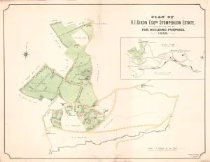 Plan of H I Dixon esquires Stumperlow Estate as proposed to be laid out for building Plan of H I Dixon esquires Stumperlow Estate as proposed to be laid out for building