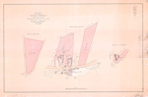 Plan of three lots of freehold property belonging to the administratrix of the late Plan of three lots of freehold property belonging to the administratrix of the late
