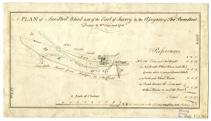 Plan of Sandbed Wheel held of the Earl of Surrey by the assignees of Thomas Broadbent, Neepsend, Sheffield, 1783 Plan of Sandbed Wheel held of the Earl of Surrey by the assignees of Thomas Broadbent, Neepsend, Sheffield, 1783